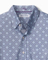 San Lucio Mira Mosaic Stretch Knit Shirt in Eclipse by Tommy Bahama