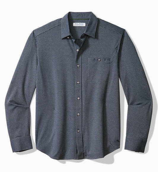 San Sebastian Check IslandZone® Shirt in Bering Blue by Tommy Bahama