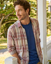Fireside Santa Fe Stretch Flannel in Warm Mist by Tommy Bahama