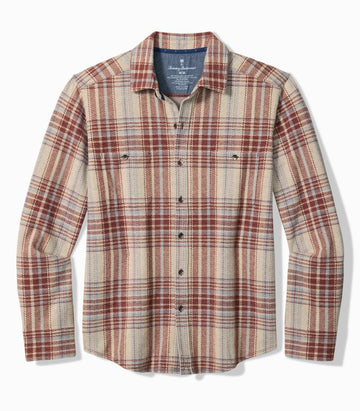 Fireside Santa Fe Stretch Flannel in Warm Mist by Tommy Bahama