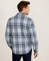 Fireside Santa Fe Stretch Flannel in White Rain by Tommy Bahama