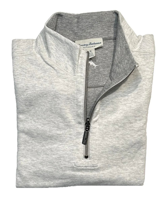 Flipview Half Zip in Lychee Heather by Tommy Bahama