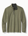 Flipview Reversible Half-Zip Sweatshirt in Charcoal Heather by Tommy Bahama