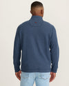 Flipview Half Zip Sweatshirt in Dark Cobalt Heather by Tommy Bahama