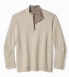 Flipview Half Zip in Cobblestone Heather by Tommy Bahama