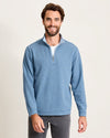 Flipview Half Zip in Blue Muscari Heather by Tommy Bahama