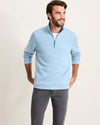 Flipview Half Zip in Blue Muscari Heather by Tommy Bahama