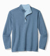 Flipview Half Zip in Blue Muscari Heather by Tommy Bahama