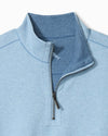 Flipview Half Zip in Blue Muscari Heather by Tommy Bahama