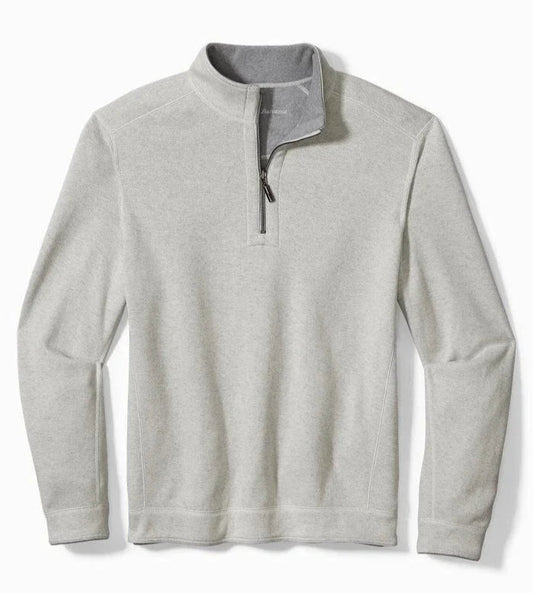 Flipview Half Zip in Lychee Heather by Tommy Bahama