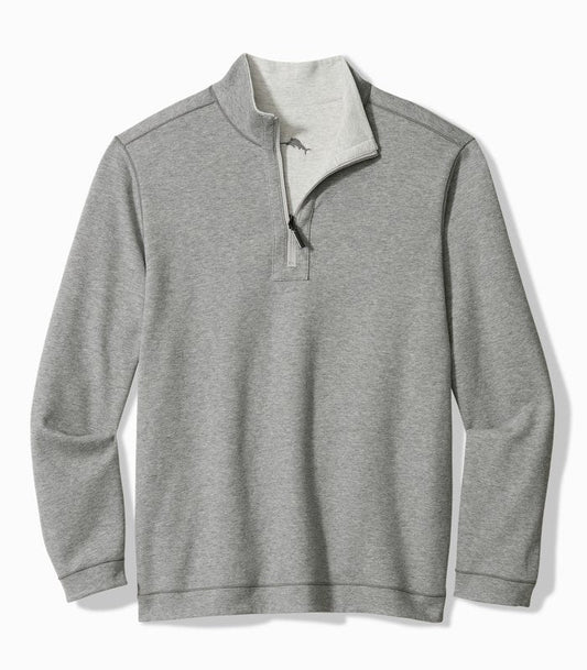 Flipview Half Zip in Lychee Heather by Tommy Bahama