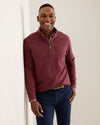 Flipview Half Zip Sweatshirt in Pinot Noir Heather by Tommy Bahama