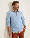 Flipview Reversible Half-Zip Sweatshirt in Polar Heather by Tommy Bahama