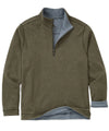 Flipview Half Zip in Dark Fern Heather by Tommy Bahama