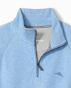 North Port Half-Zip Sweatshirt in Big Sky Blue Heather by Tommy Bahama