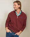 Montego Beach Half-Zip Sweatshirt in Pinot Noir by Tommy Bahama