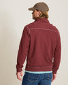 Montego Beach Half-Zip Sweatshirt in Pinot Noir by Tommy Bahama