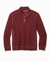 Montego Beach Half-Zip Sweatshirt in Pinot Noir by Tommy Bahama