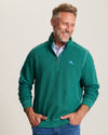 Montego Beach Half-Zip Sweatshirt in Deep Sea Teal by Tommy Bahama