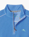 Montego Beach Half-Zip Sweatshirt in Med Blueberry by Tommy Bahama