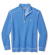 Montego Beach Half-Zip Sweatshirt in Med Blueberry by Tommy Bahama