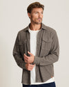 Fireside Coast Stretch Flannel in Wet Clay by Tommy Bahama