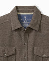 Fireside Coast Stretch Flannel in Wet Clay by Tommy Bahama