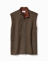 Flipview Reversible Vest in Brownstone Heather by Tommy Bahama