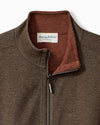Flipview Reversible Vest in Brownstone Heather by Tommy Bahama