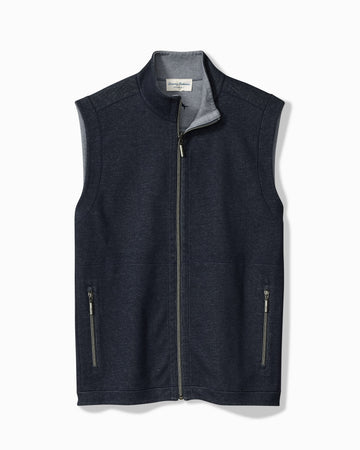 Flipview Reversible Vest in Night Cap Heather by Tommy Bahama