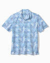 Costa Wave Palm Azul IslandZone® Polo in Blue Vault by Tommy Bahama