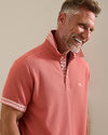Etched Geo Five O'Clock IslandZone Polo in Red Ginger by Tommy Bahama
