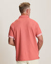 Etched Geo Five O'Clock IslandZone Polo in Red Ginger by Tommy Bahama