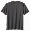 Keyport Diamond V-Neck in Coal by Tommy Bahama
