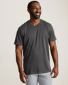 Keyport Diamond V-Neck in Coal by Tommy Bahama