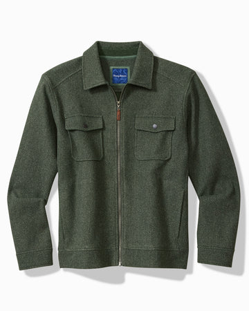 Silverwood Lake Shirt Jacket in Juniper Heather by Tommy Bahama