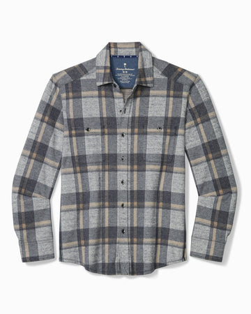 Fireside Los Alamos Flannel Shirt in Night Swim by Tommy Bahama