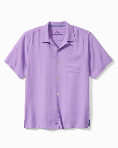Tropic Isles Camp Shirt in Paisley Purple by Tommy Bahama