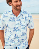 Nova Wave Beach Days Short-Sleeve Shirt in White by Tommy Bahama