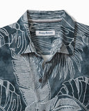 Vine Lines Silk Camp Shirt in Black by Tommy Bahama