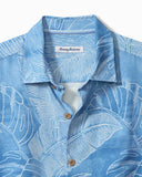 Vine Lines Silk Camp Shirt in Linen Sky by Tommy Bahama