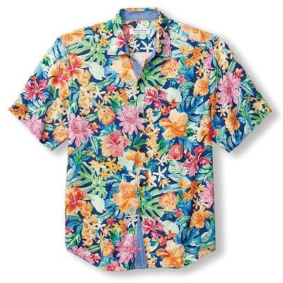 Veracruz Cay Perfect Paradise Camp Shirt in Amber Glow by Tommy Bahama