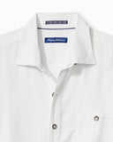 Ocean Wash Twill Long-Sleeve Shirt in White by Tommy Bahama