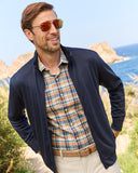 Sarasota Stretch Grenada Check IslandZone Shirt in Dockside Blue by Tommy Bahama