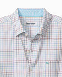 Sarasota Stretch Cabo Check IslandZone Shirt in White by Tommy Bahama