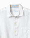 Paradise Breezer Linen Long-Sleeve Shirt in White by Tommy Bahama