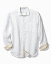 Paradise Breezer Linen Long-Sleeve Shirt in White by Tommy Bahama