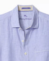 Paradise Breezer Linen Long-Sleeve Shirt in Classic Lavender by Tommy Bahama