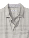 Silver Mist Plaid Shirt in Silver Streak by Tommy Bahama