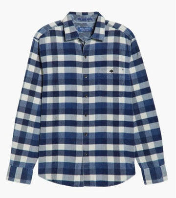 Coastline Cord Mojave Blues Shirt in Carbon Navy by Tommy Bahama